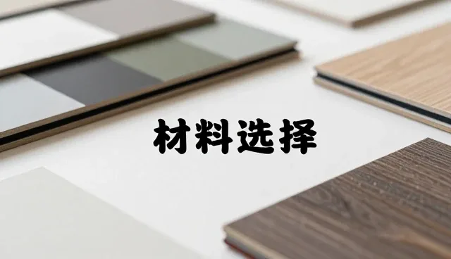 材料选择对生产效率与适用条件的影响分析